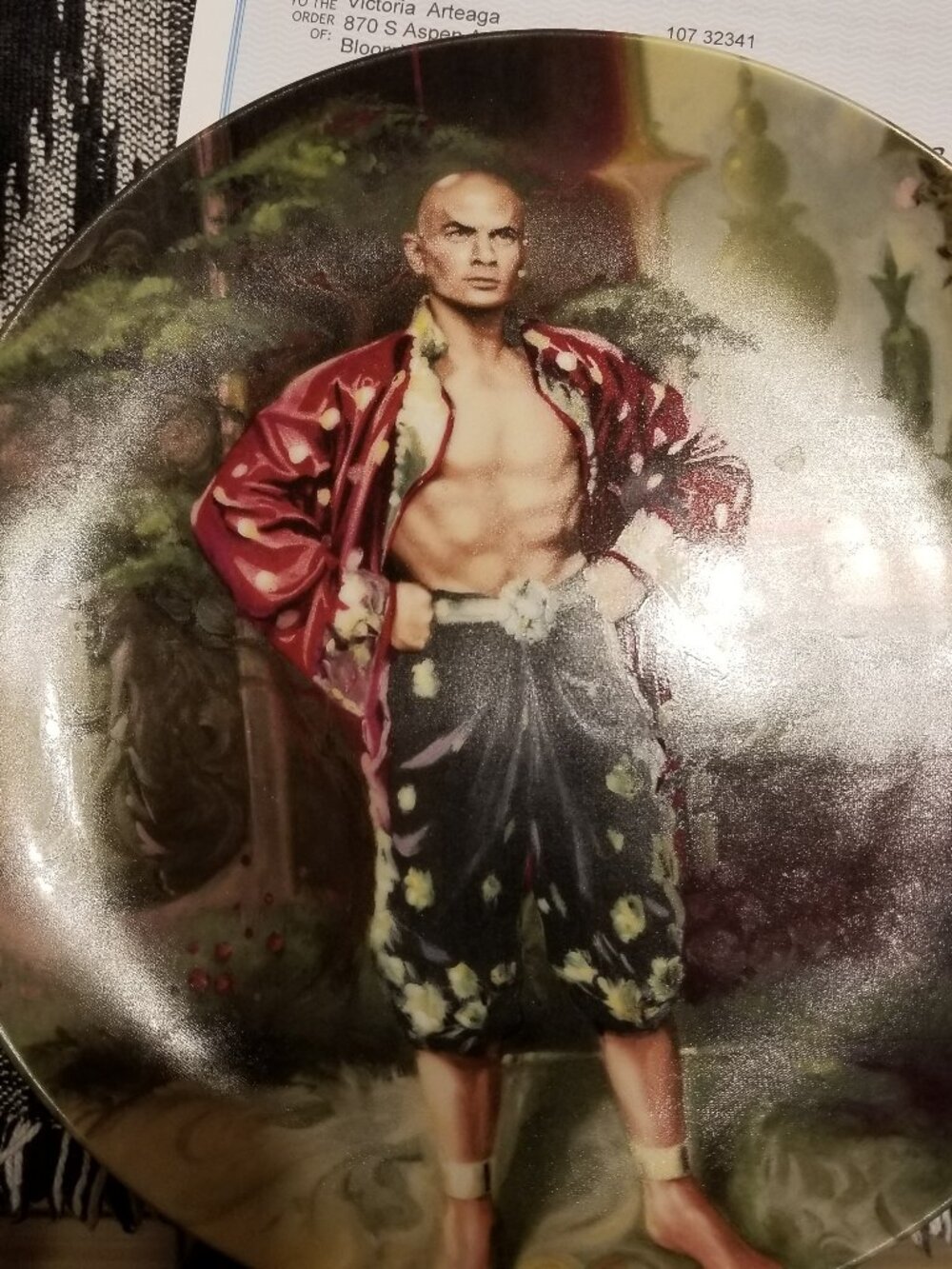 Vintage "The King and I" Collector Plate: "A Puzzlement" Bradford Exchange